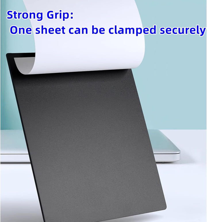 Klemmbrett A4, 6er Klemmbretter mit Gummierter Metalklemme, Zwischenablage Schreibblock für Büro, St