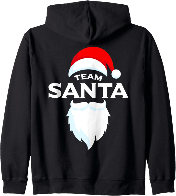 Team Santa - Weihnachtsmann Weihnachten Familie Nikolaus Fun Kapuzenjacke