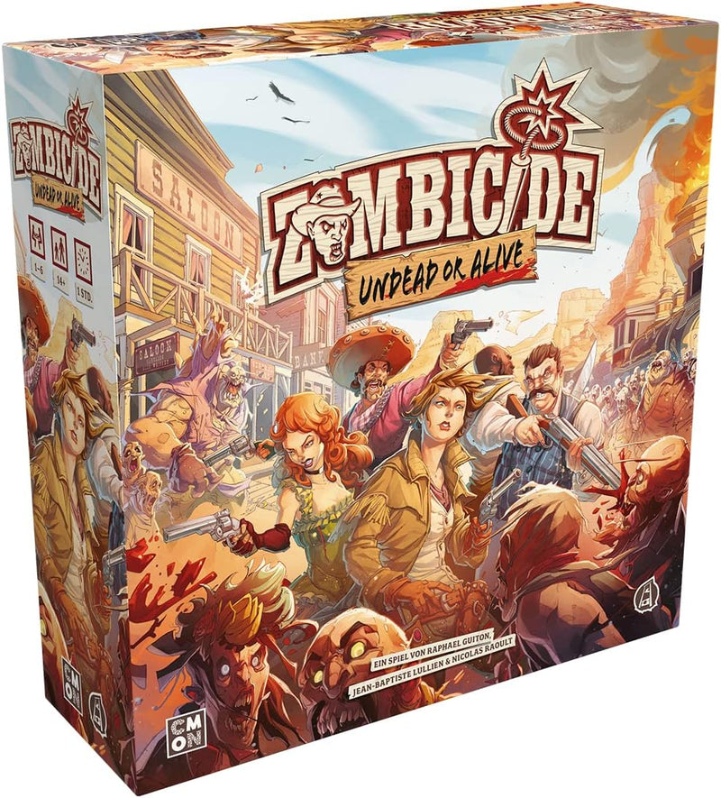 CMON | Zombicide: Undead or Alive | Grundspiel | Kennerspiel | Dungeon Crawler | 1-6 Spieler | Ab 14