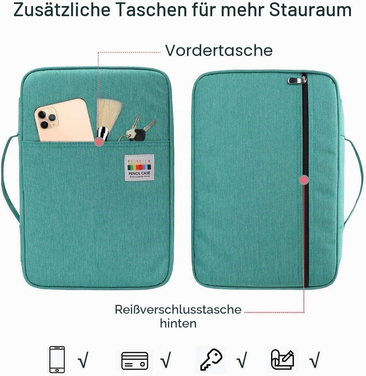 JAKAGO Federmäppchen mit Grosser Kapazität für 304 Buntstifte,Wasserdicht Stifttasche Schreibwaren O