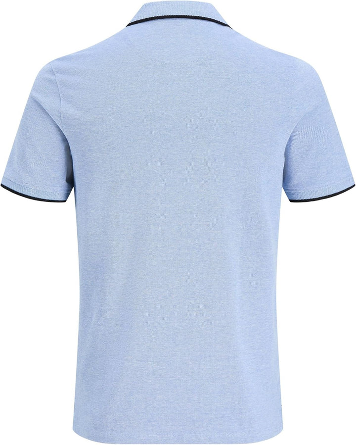 JACK & JONES Herren Jjepaulos Polo Ss Noos Polohemd (1er Pack) S Bright Cobalt, S Bright Cobalt