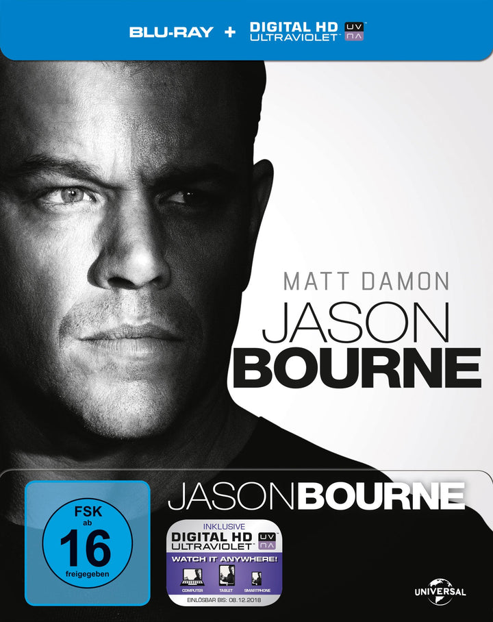 Jason Bourne - Steelbook [Blu-ray] [Limited Edition], Blu-ray