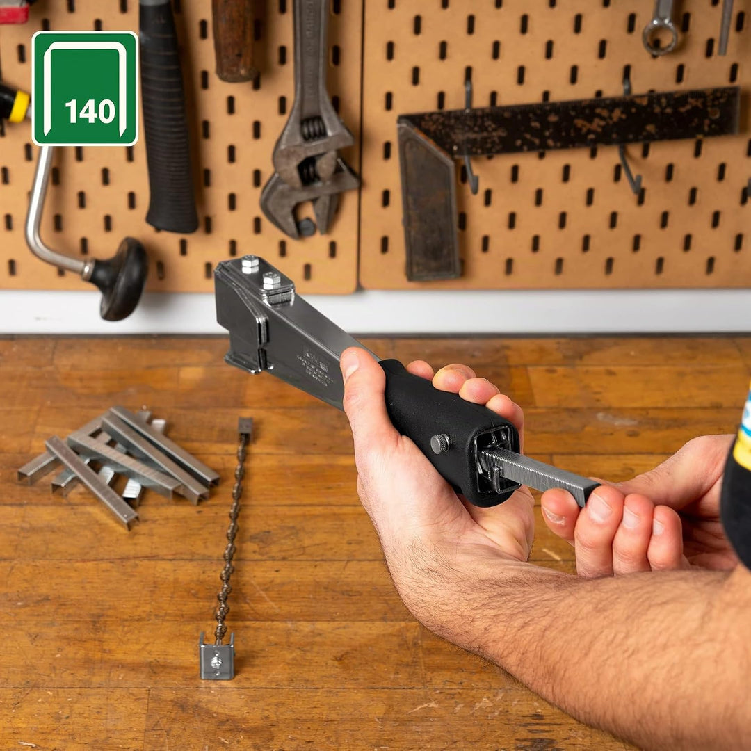 Rapid Hammertacker R11, Schlagtacker, Leistungsstark, Stahlkonstruktion, für Klammern Typ 140, 6-10m