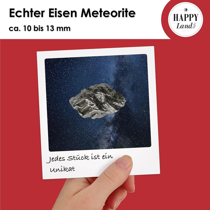 happylandgifts® Echte Sternschnuppe als HOCHZEITSGESCHENK | Echter Meteorit | Hochwertige Urkunde mi