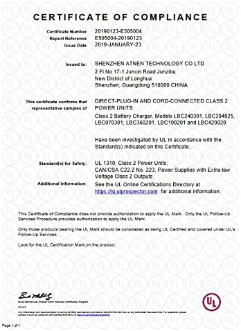 Enerpower Ladegerät 42V 2A für Bosch Performance und Active Line