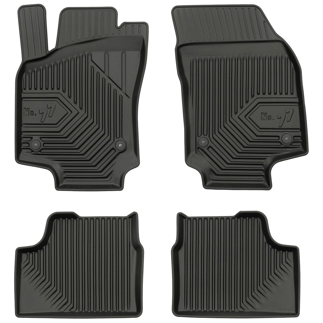 SMK Gummimatten Auto fussmatten Satz für Opel Astra H 2004-2014 Erleben Sie einen neuen Standard des