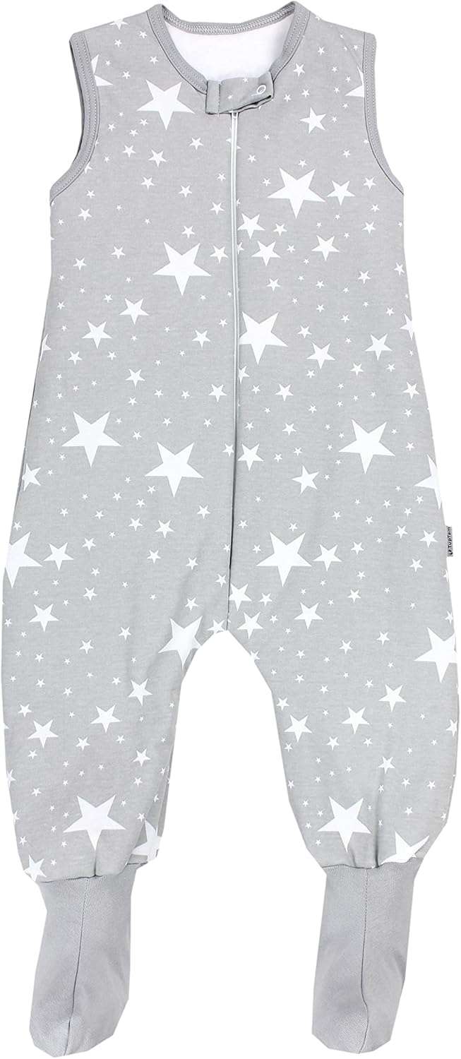 TupTam Baby Winter Schlafsack mit Beinen und Füssen OEKO- TEX zertifizierte Materialien, 2.5 TOG, Un