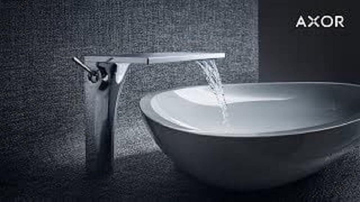 Axor 38116000 Wasserhahn Uno Unterputz (Armatur mit Auslauf Länge 225mm, Wandmontage) Chrom Auslaufl