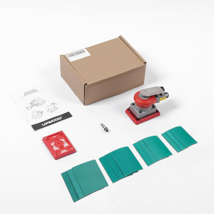 Pneumatischer Exzenterschleifer (13 x 7,6 x 8,4 cm) 3 x 4 Zoll Nicht-Vakuum, 3 x 4 Zoll Nicht-Vakuum
