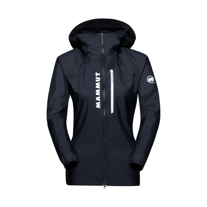 Mammut Damen Aenergy Hooded Windbreaker Jacke mit Kapuze XS Schwarz, XS Schwarz