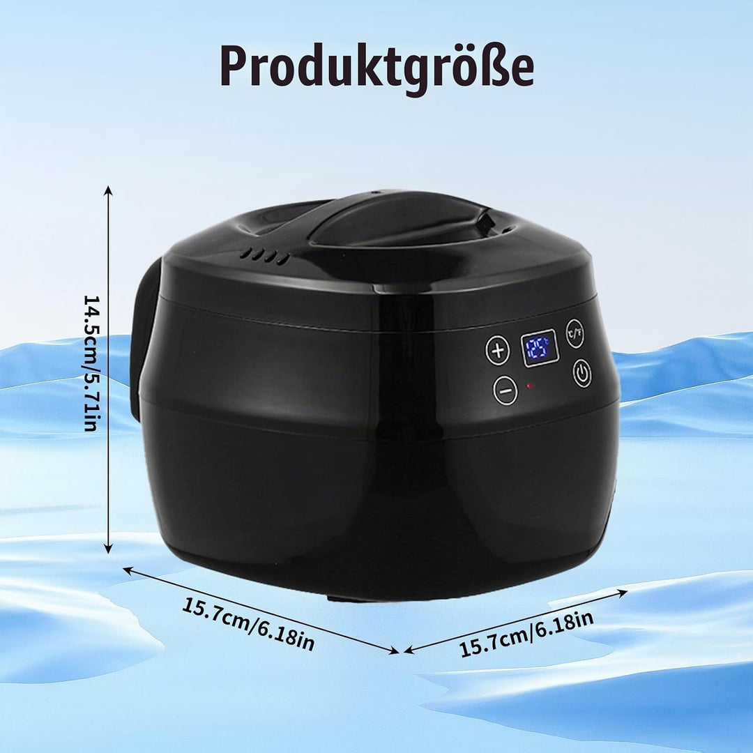VexNook 1L Elektrischer Wachsschmelzer – Wachsschmelztopf für die Kerzenherstellung mit LED-Temperat