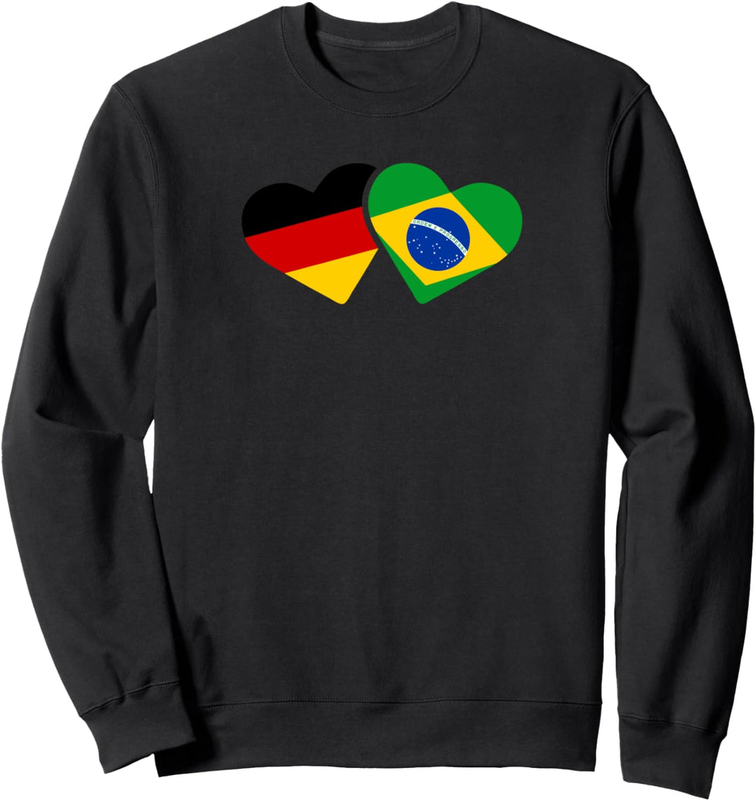 Deutschland Brasilien Liebe Deutsch Brasilianer Geschenk Sweatshirt