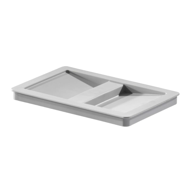 Hailo Eimerdeckel 1068589 | für Abfallsammler Kunststoff hellgrau | Inneneimer Deckel 210x138x14mm |