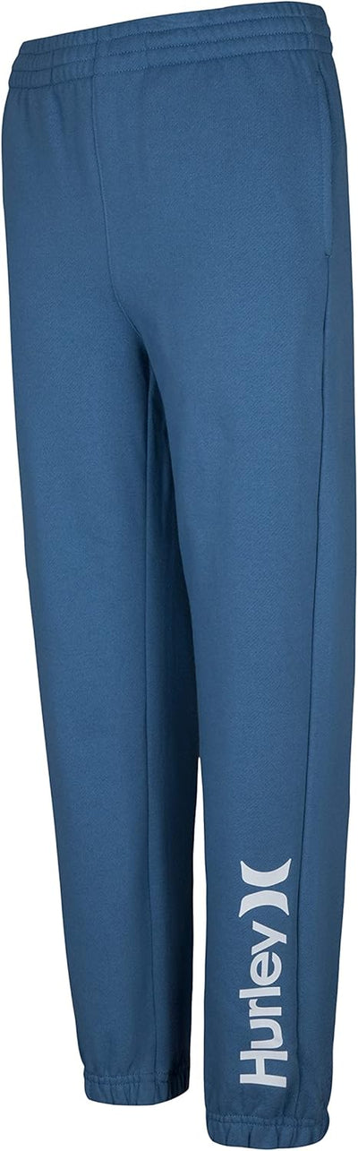 Hurley Jungen Hrlb One & Only Fleece Jogger Hose, Blau Medium Blue, 13 años