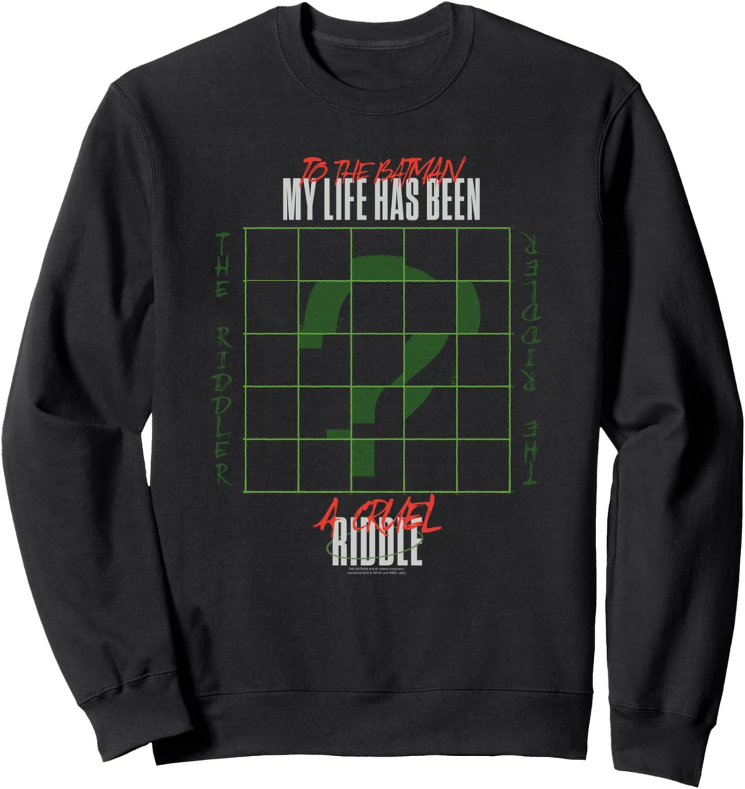 DC Comics The Batman Question Mark Riddler Sweatshirt