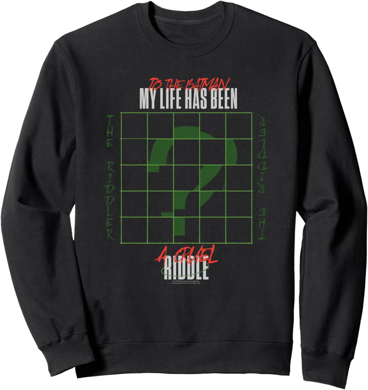DC Comics The Batman Question Mark Riddler Sweatshirt