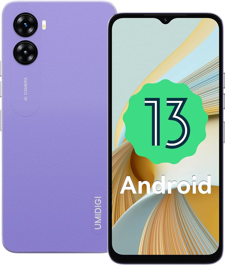 UMIDIGI G3 Plus Smartphone Ohne Vertrag (2023),Android 13 Handy, 8GB+128GB/1TB Simlockfreie Handys,6