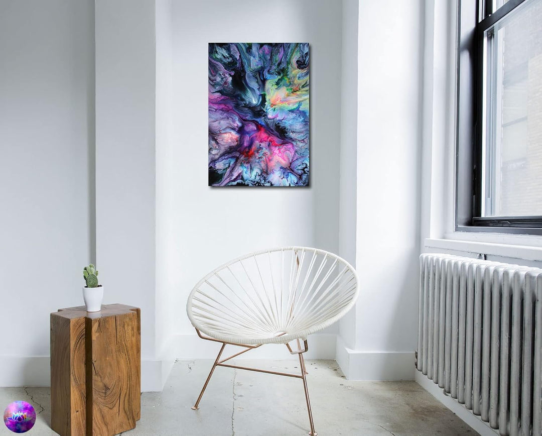 Original Gemälde Abstrakte Malerei - moderne hochglanz Wandbilder - Resin Art Kunst Bild Harz Unikat