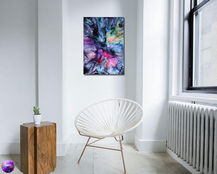 Original Gemälde Abstrakte Malerei - moderne hochglanz Wandbilder - Resin Art Kunst Bild Harz Unikat