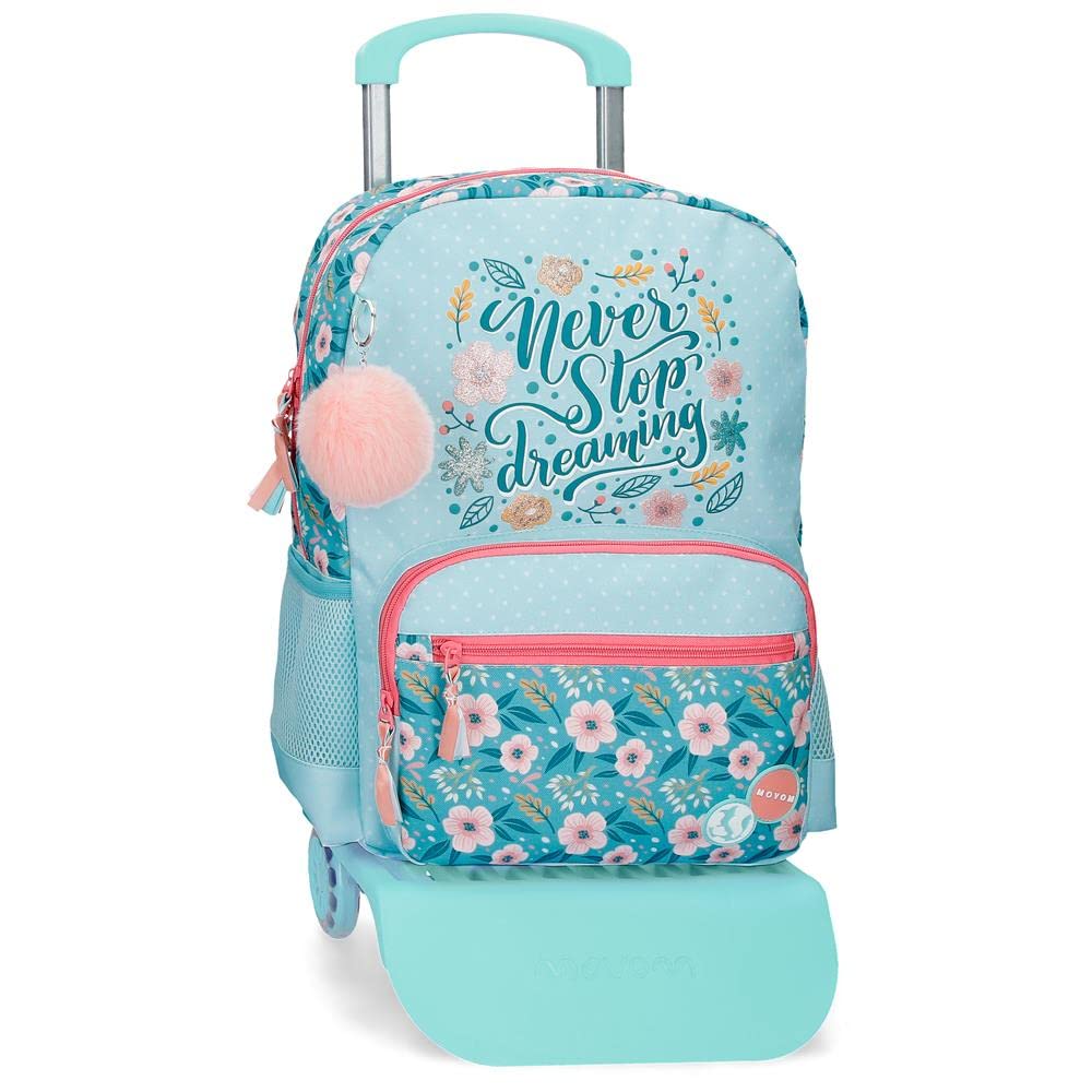 Movom Never, blau, Talla única, Rucksack + Trolley