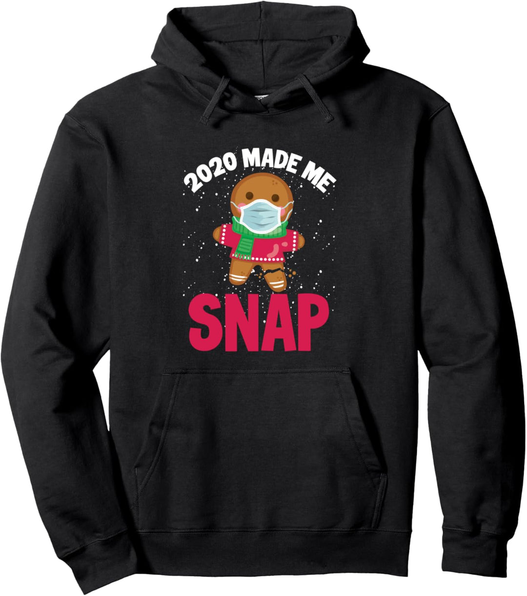 2020 liess mich schnappen - Weihnachts-Lebkuchenmann Pullover Hoodie