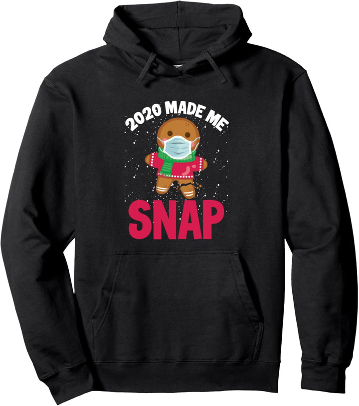 2020 liess mich schnappen - Weihnachts-Lebkuchenmann Pullover Hoodie