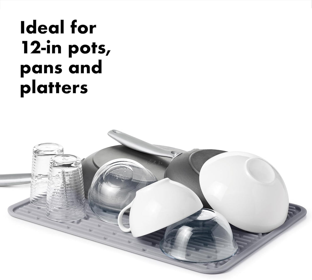 OXO Good Grips Groߟe Trockenmatte aus Silikon, 40 cm, 40 cm