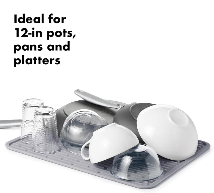 OXO Good Grips Groߟe Trockenmatte aus Silikon, 40 cm, 40 cm