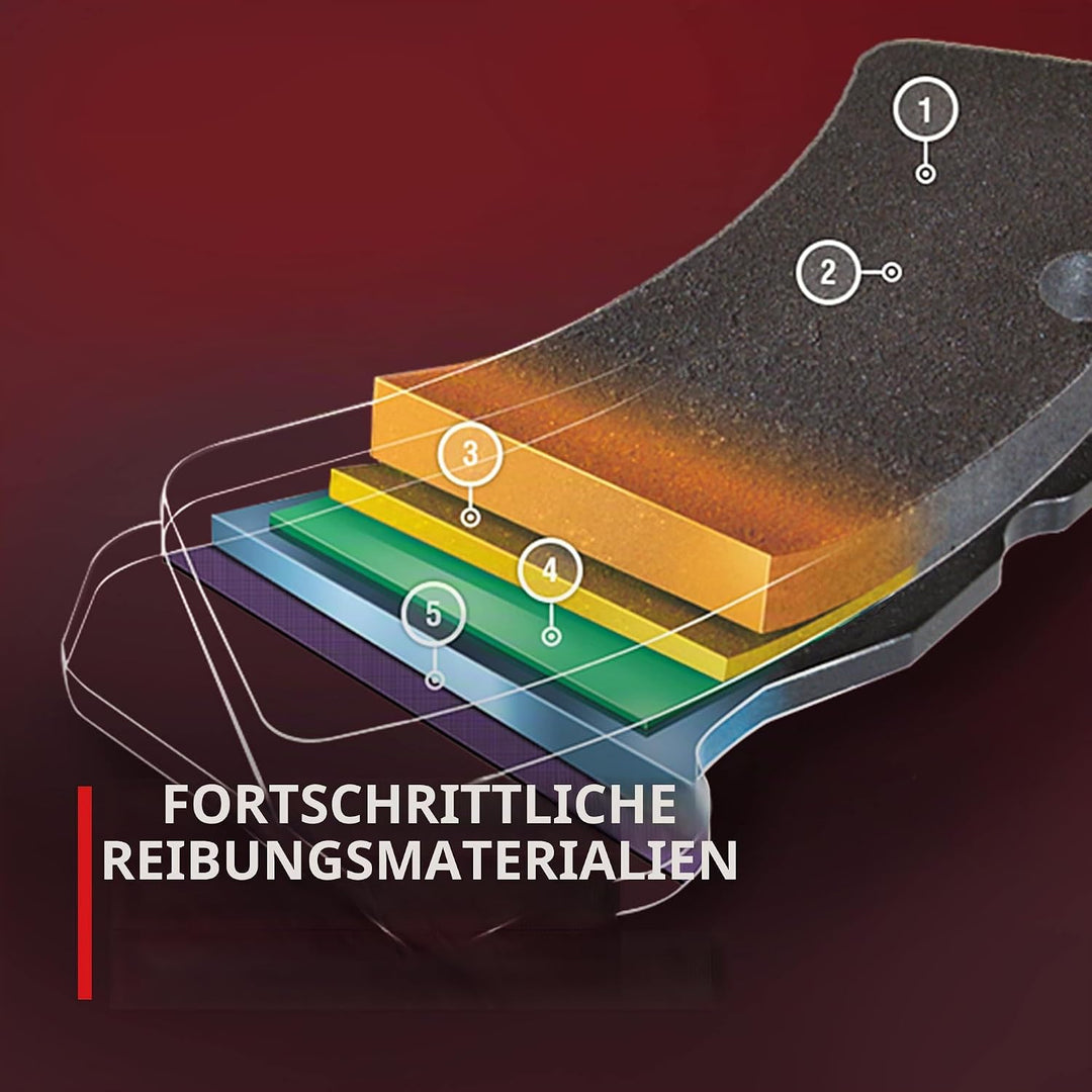 Bremsbelagsatz, Scheibenbremse | Brembo (P 50 093) | Bremsbelagsatz, Bremsanlage