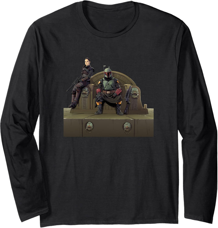 Star Wars: The Mandalorian Boba Fett Throne Seat Langarmshirt