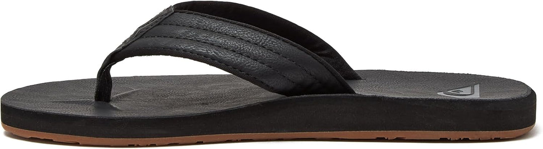Quiksilver CARVER NUBUCK M SNDL TKD0 Herren Sandalen 39 EU Solide Schwarz, 39 EU Solide Schwarz