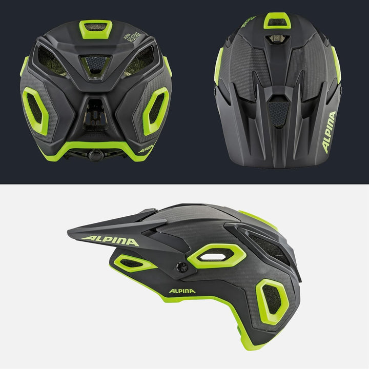 ALPINA ROOTAGE - Extrem Robuster, Carbonfaser-Verstärkter Enduro & Trail Fahrradhelm Mit Kühlenden P