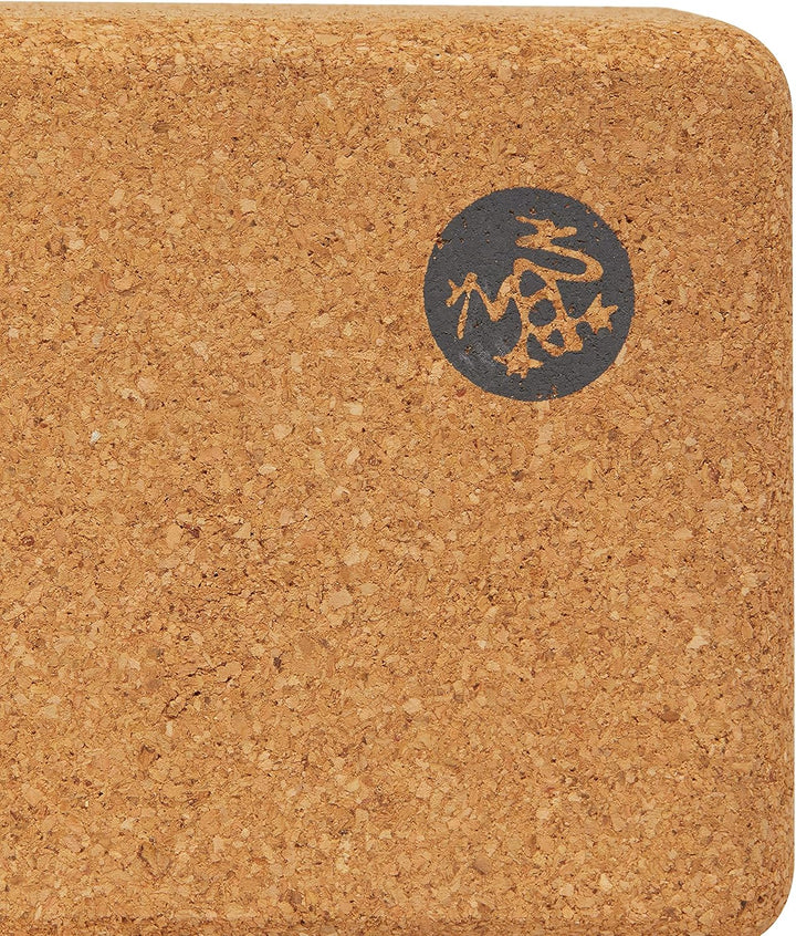 Manduka Lean Cork Block Yogablock 8.6” x 2.75” x 4.33” Kork, 8.6” x 2.75” x 4.33” Kork