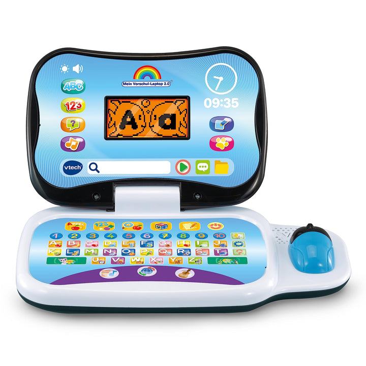 VTech Mein Vorschul-Laptop 2.0 – Lerncomputer zum Entdecken von Zahlen, Formen, Logik u. v. m. – Für