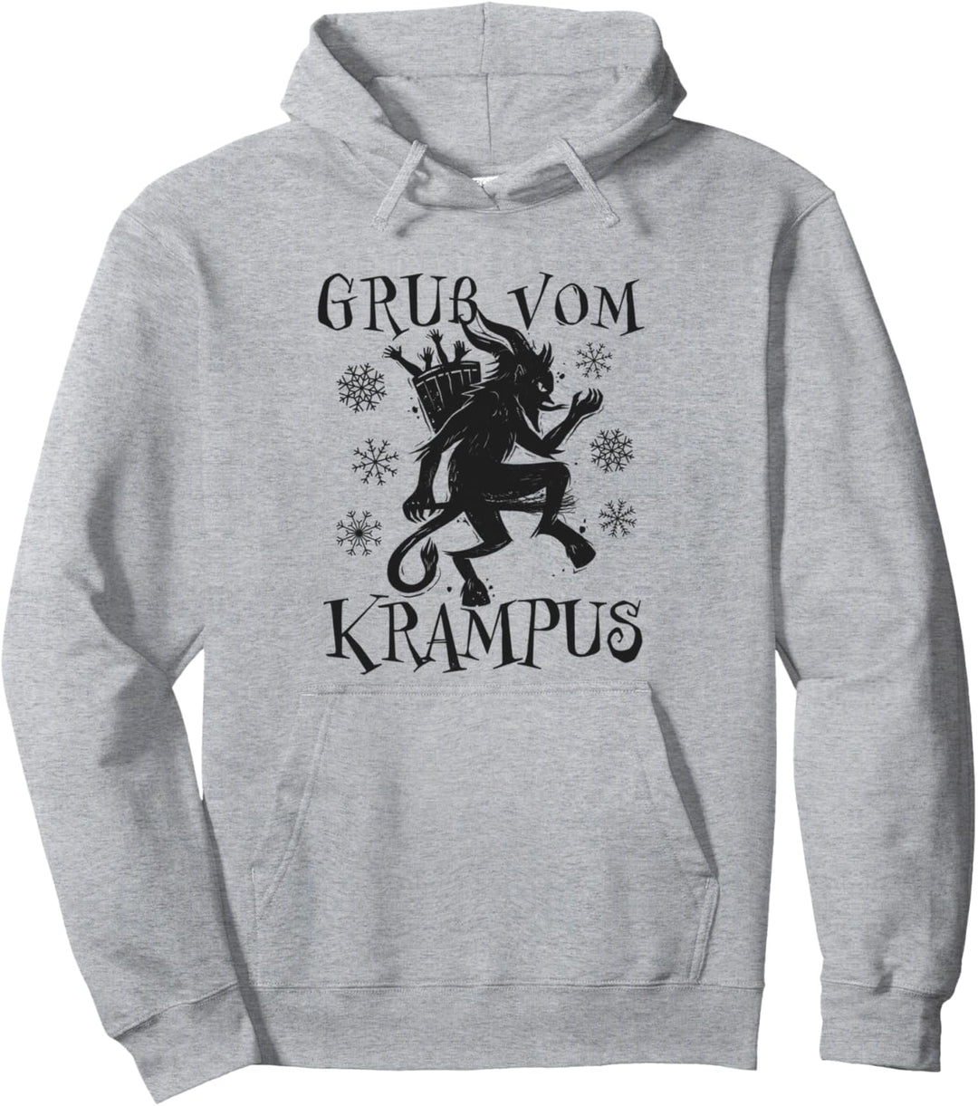 Gruss Vom Krampus Nikolaus Kramperl Perchten Krampus Pullover Hoodie