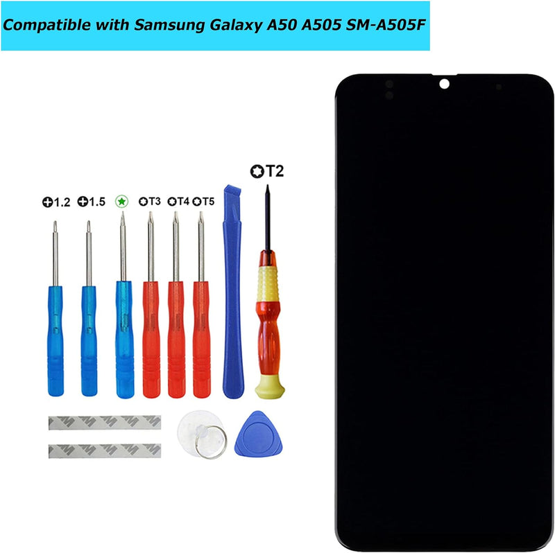 Vvsialeek Neu Ersatz OLCD Display Kompatibel Für Samsung Galaxy A50 A505F/DS A505F A505FD A505A LCD