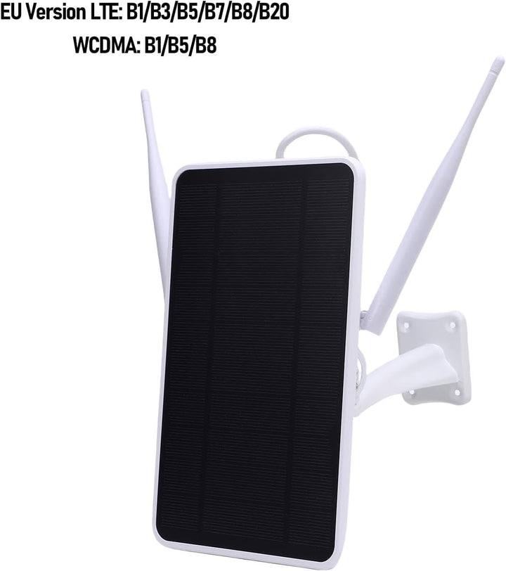 ASHATA 6W Solar Betrieben 4G LTE -Modemrouter, WLAN -Router Repeater Im Freien mit SIM Kartensteckpl