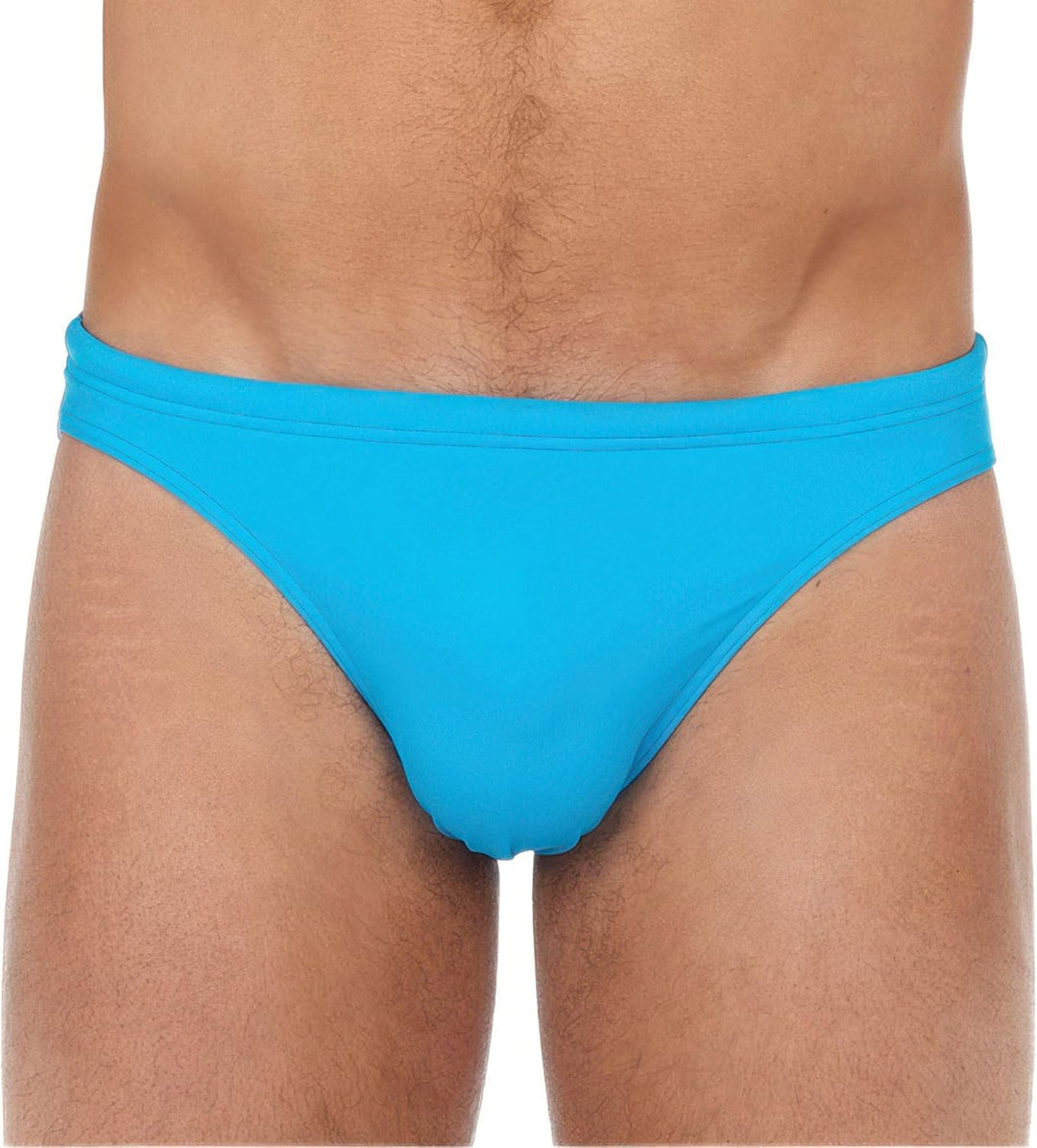 HOM Herren Slip De Bain Micro Sea Life Badehose S Turquoise, S Turquoise