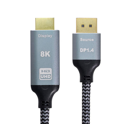 xiwai DisplayPort 1.4 Quelle auf HDMI 2.0 Display 8K UHD 4K DP auf HDMI Stecker Monitorkabelanschlus