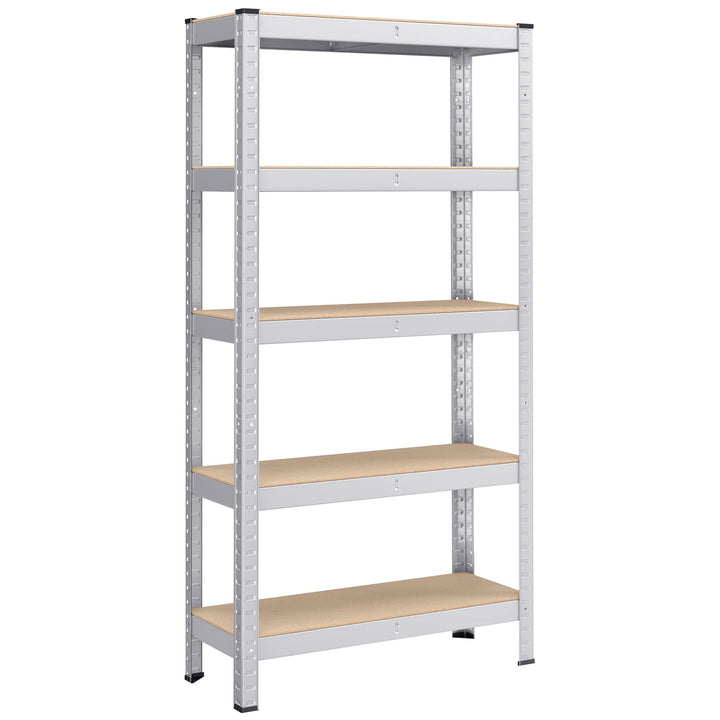 SONGMICS Schwerlastregal, Kellerregal, Lagerregal, 30 x 75 x 150 cm, Regal mit Stahlgestell, bis 650