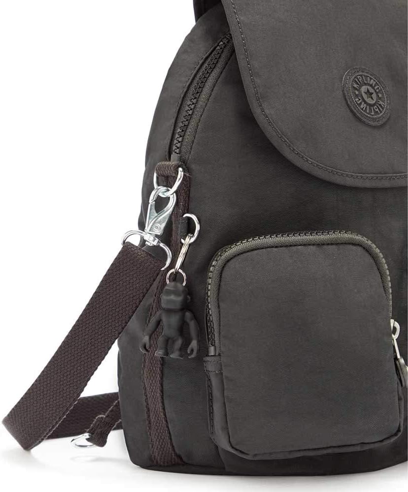 Kipling Damen Firefly Up BACKPACKS, Black Noir, 14x22x31 cm EU, Black Noir