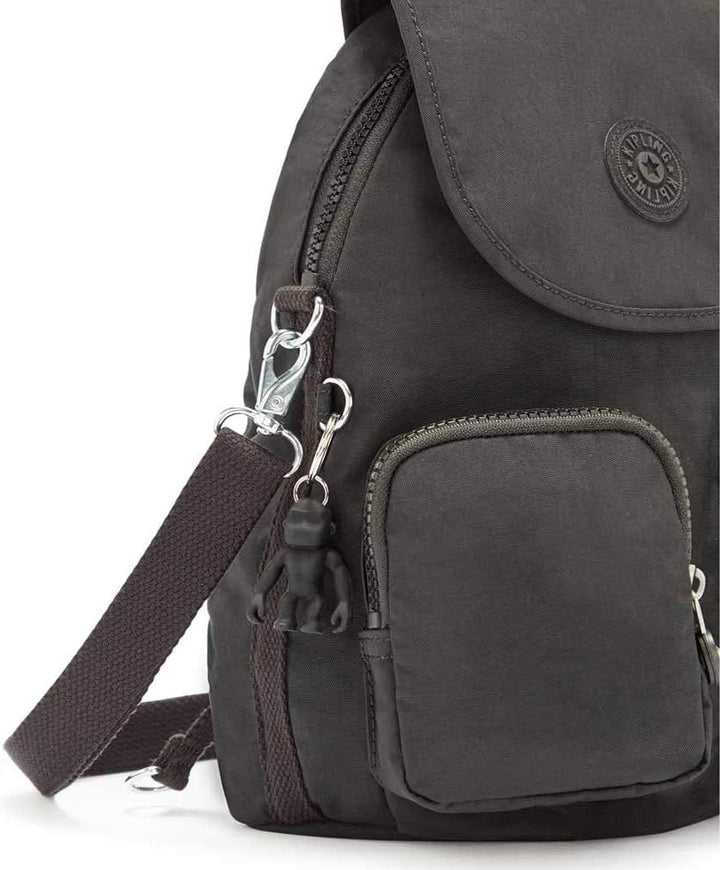 Kipling Damen Firefly Up BACKPACKS, Black Noir, 14x22x31 cm EU, Black Noir