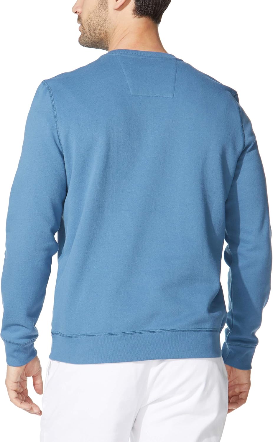 Nautica Herren Basic Crew Neck Fleece Sweatshirt S Blauer Stern, S Blauer Stern