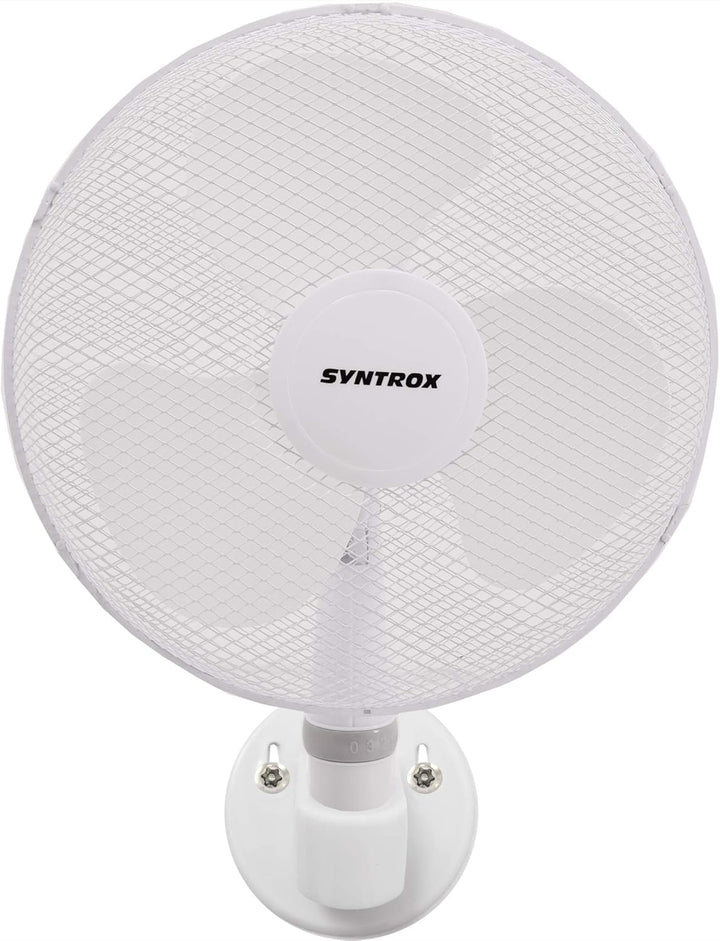 Syntrox Germany VT-44W-W 3 in 1 Ventilator Standventilator + Wandventilator + Tischventilator mit Os
