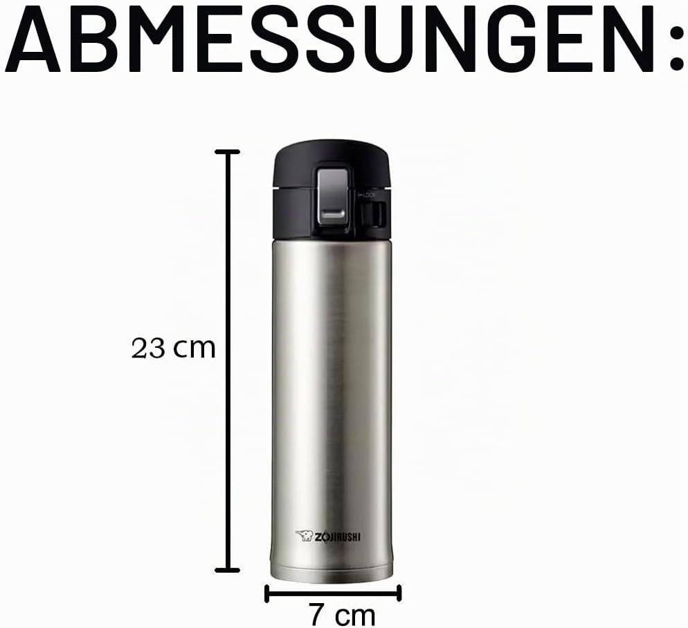 Zojirushi Edelstahlbecher, 473 ml 480 ml Rostfrei, 480 ml Rostfrei