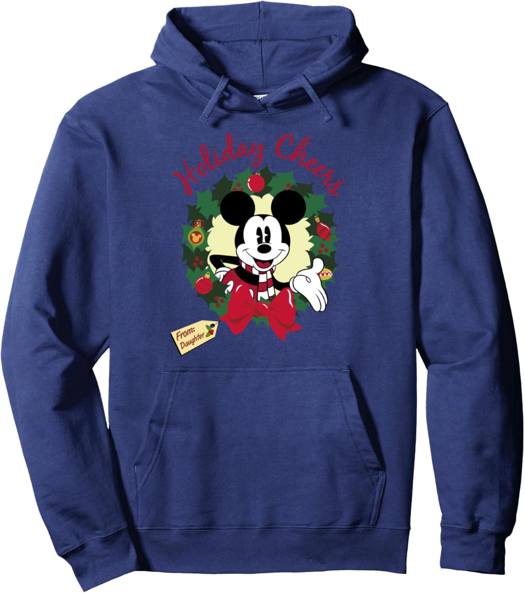 Disney Mickey And Friends Christmas Holiday Cheers Daughter Pullover Hoodie
