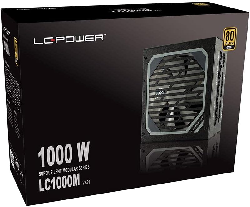 LC-Power LC1000M V2.31 Super Silent Modular 1000 Watt 80 PLUS GOLD PC ATX Netzteil