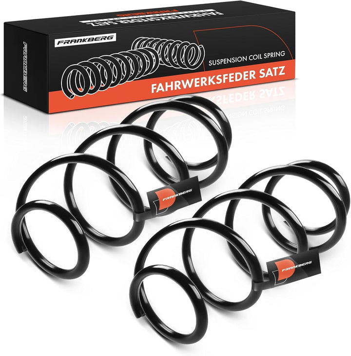 Frankberg 2x Federn Fahrwerksfeder Vorderachse Links Rechts Kompatibel mit Vel Satis BJ0 2.2L 3.5L S