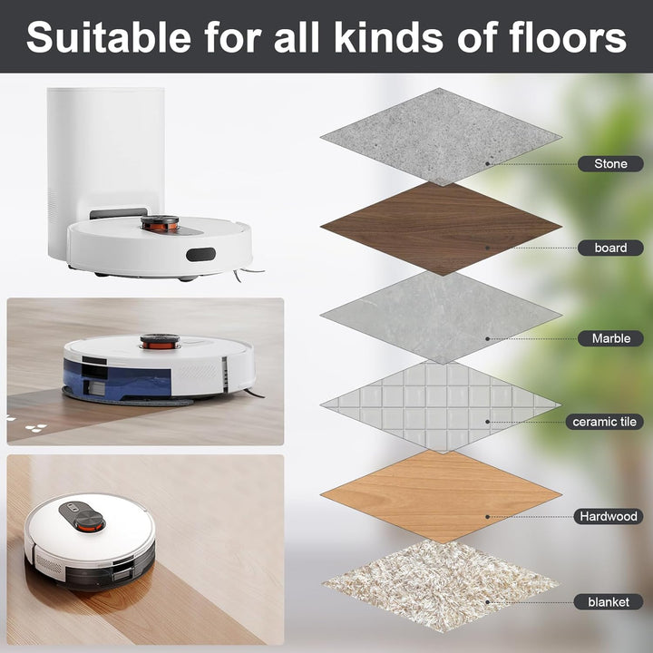 Ersatzteil-Zubehör-Set für Vyzzle D10 / Laresar L10 / ILIFE V20 / Lydsto R1D Edge/Roidmi Eve Rook S