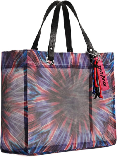 Desigual Womens BOLS_CALEIDOSCOPE ME Shopping Bag, Blue